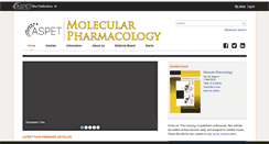 Desktop Screenshot of molpharm.aspetjournals.org