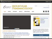 Tablet Screenshot of molpharm.aspetjournals.org