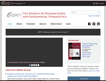 Tablet Screenshot of jpet.aspetjournals.org
