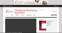 Desktop Screenshot of pharmrev.aspetjournals.org